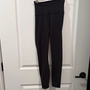 Black lululemon leggings size 2 - these run small